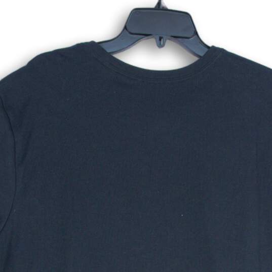Nike Mens Black White Crew Neck Short Sleeve Pullover T-Shirt Size XXL image number 4
