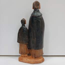 Ceramic Amish Mother and Daughter Figurine alternative image