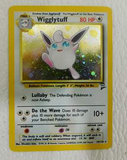 Pokemon TCG Wigglytuff Base Set 2 Holofoil Rare Card 19/130 Swirl