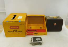 VTG Kodak Brownie 300 Movie Projector & Camera IOB UNTESTED