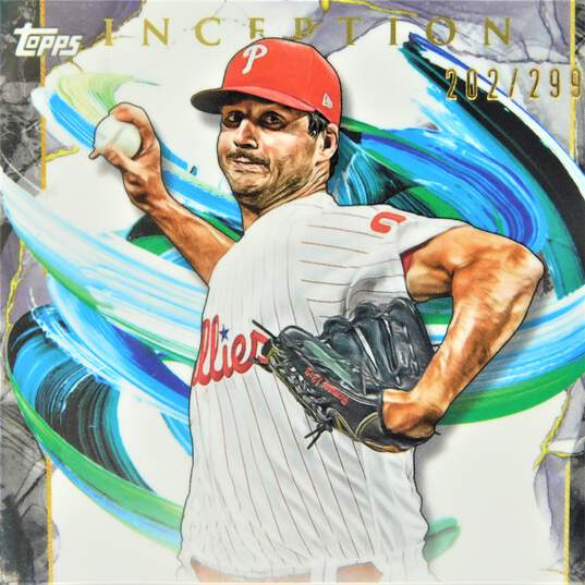2023 Mark Appel Topps Inception Rookie Autograph /299 Philadelphia Phillies image number 2