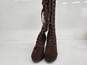 Juicy Couture Tall Lace Up Suede Boots Size 7.5 image number 4