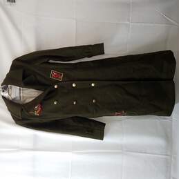 Ocherty Olive Green Army Style Wool/Polyester Jacket
