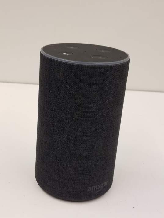Amazon Echo 2nd Generation Charcoal Wireless Bluetooth Smart Speaker with Alexa image number 5