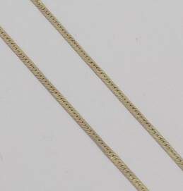 14K Gold Herringbone Chain For Repair 3.5g