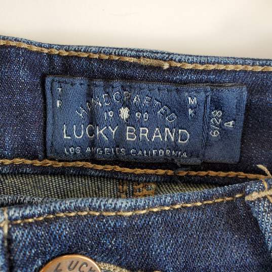 Lucky Brand Women Blue Skinny Jeans Sz 6 image number 3