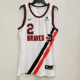 Nike Buffalo Braves/L.A. Clippers Leonard #2 White Jersey Sz. L