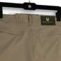 NWT Mens Gray Flat Front Slash Pocket Golf Chino Shorts Size 34 image number 4