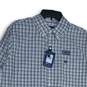 NWT Chaps Mens Gray White Long Sleeve Button-Up Shirt Size L image number 3