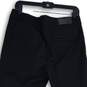 NWT Ann Taylor Womens Black Flat Front Pull-On Tailored Ankle Pants Size 8 image number 4