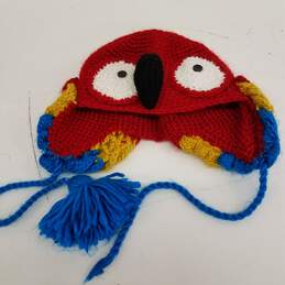 Crocheted Macaw Hat