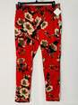 Women's Red Floral Chico's Jeggings Size: 1.5P image number 2