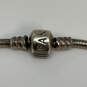 Designer Pandora 925 ALE Sterling Silver Snake Chain Charm Bracelet image number 4
