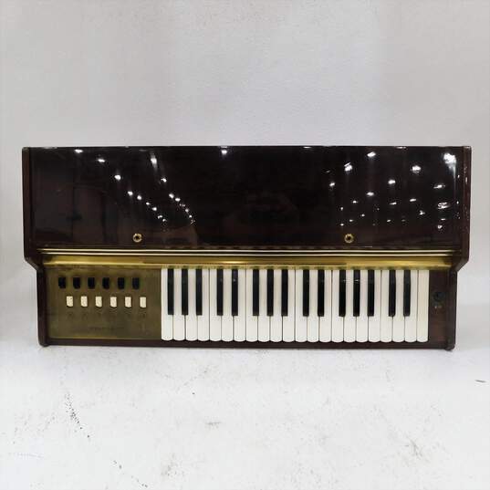 VNTG Delmonico Brand Electronic Chord Organ w/ Power Cable (Parts and Repair) image number 2