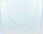 14k White Gold Delicate Chain Necklace 2.1g image number 2