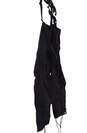 Women's Black Cold Weather Thermal Pants BIB Overalls Size Medium image number 2