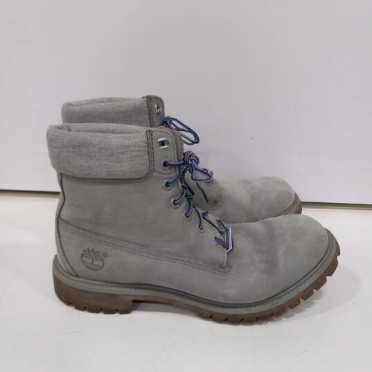 Timberland Male Leather Gray Style A12J7 Boots 10.5M image number 4