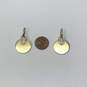 NWT Designer Michael Kors Gold-Tone Rhinestone Pave Disc Drop Earrings image number 3