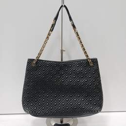 Tory Burch Black Quilted Leather Handbag alternative image