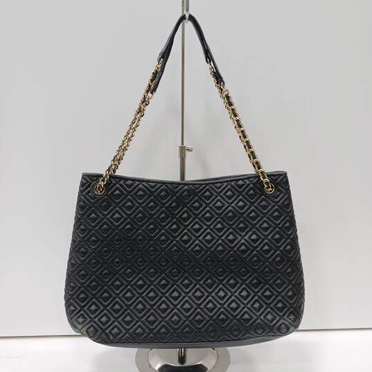 Tory Burch Black Quilted Leather Handbag image number 2