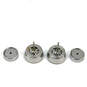 Designer Michael Kors Silver-Tone Crystal Cut Headlight Bulbs Stud Earrings image number 3