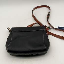 NWT Dooney & Bourke Womens Black Brown Adjustable Strap Crossbody Bag Purse