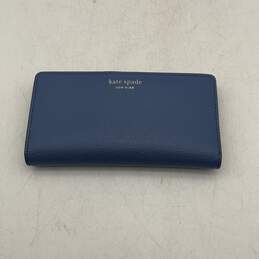 Kate Spade Womens Blue Maroon Inner Various Credit Card Slot Bifold Wallet