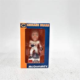 McDonald's Chicago Bears NFL Hand Crafted Hand Painted Bobbleheads IOB Brian Urlacher Anthony Thomas alternative image
