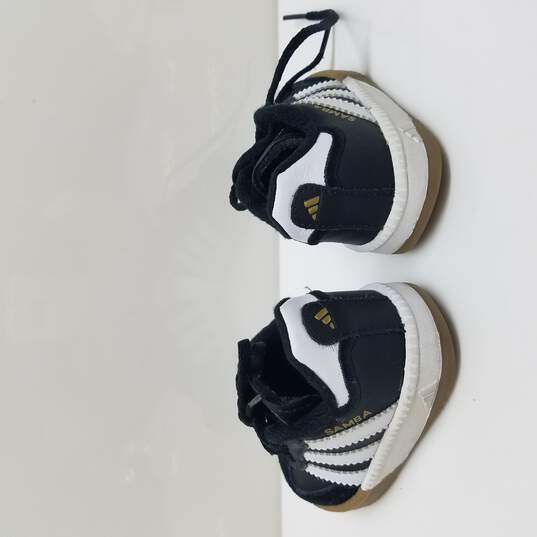 Toddler/Baby Adifit Adidas Shoes | Adidas Samba Sneakers Black | Sz 3k image number 3