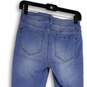 Womens Blue Denim Mid Wash Stretch Pockets Skinny Leg Jeans Size 2/25 image number 4