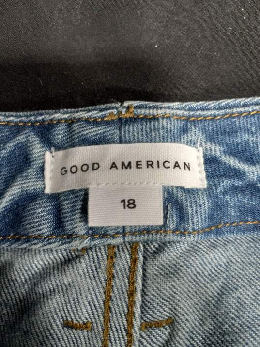 Women's Good American Cropped Jeans Sz 18 NWT image number 3