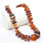Artisan Chunky Amber Statement Necklace 45.9g image number 2