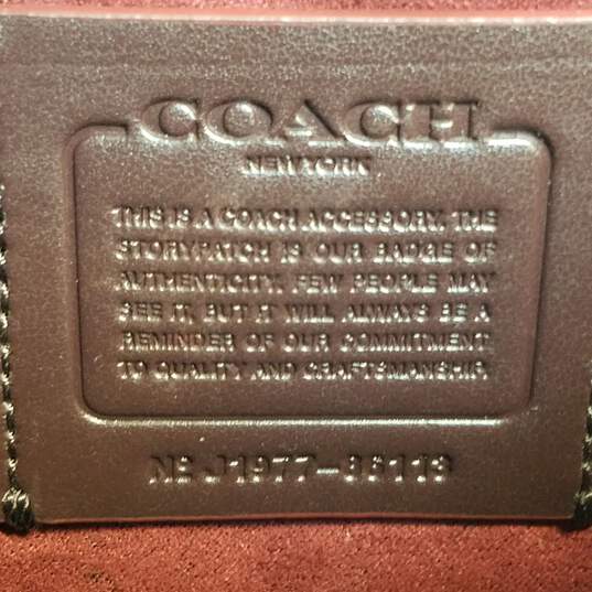 Coach Charlie Pouch Horse & Carriage Wristlet Multicolor image number 5