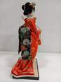 18” Vintage Japanese Geisha Doll W/Samurai Helmet Figurine image number 4