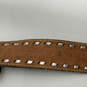 Mens Brown Leather Embroidered Textured Adjustable Western Belt Size 5 image number 4