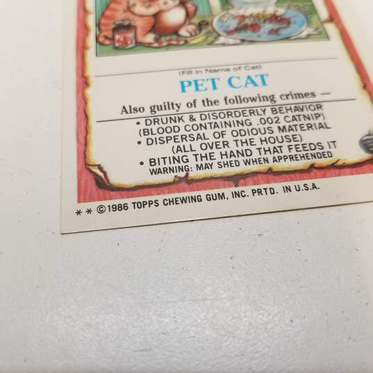 Vintage 1986 topps Garbage Pail Kids Meltin' Elton (158a) Trading Card Sticker image number 3