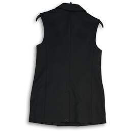 Express Womens Black Peak Lapel Sleeveless Double Breasted Suit Vest Size XS alternative image