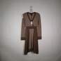 NWT Womens V-Neck Long Sleeve Pullover Maxi Dress Size Medium image number 1