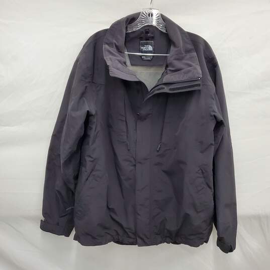 The North Face MN's Hyvent Apex Flex Weather Proof Black Rain Jacket Size MM image number 1