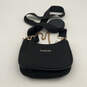 Womens Black Adjustable Strap Inner Zip Pocket Crossbody Bag w/ Coin Purse image number 1