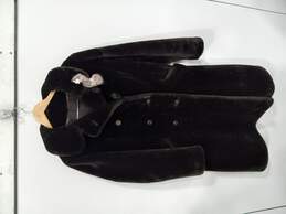 Borgana Women's Faux Fur Trench Coat
