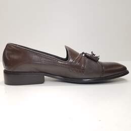 Giorgio Brutini 172882 Brown Leather Tassel Loafers Men's Size 9W alternative image