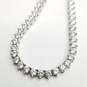 Sterling Silver CZ Tennis 16in Choker/Necklace 21.6g image number 2