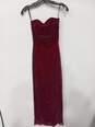 Women's Jessica McClintock Sparkly Strapless Bodycon Evening Dress Sz 3 image number 1