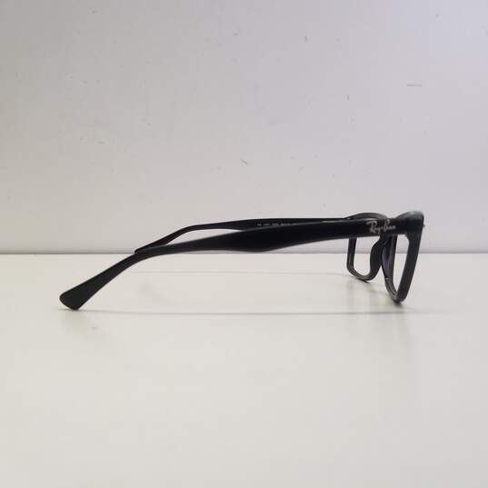 Ray-Ban Black Rectangle Eyeglasses (Frame) image number 5