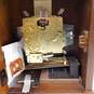 Ridgeway Franz Hermle Westminster Chime 2 Jewel Oak Bracket Clock w/ Key image number 3