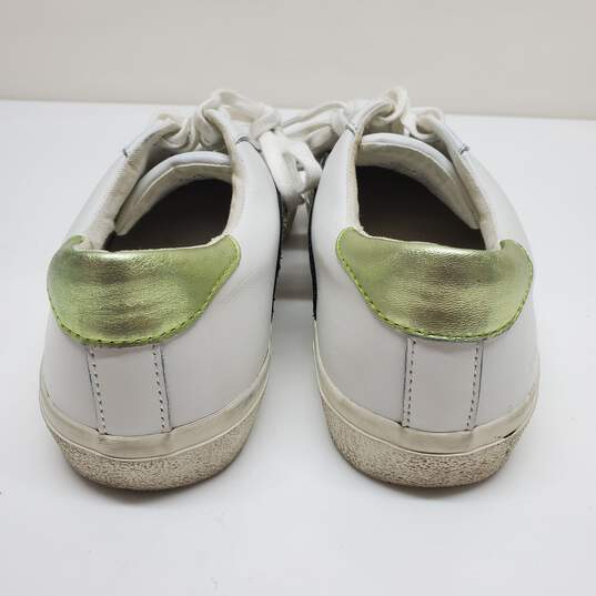 Unisex Madewell Low Top White Leather Sneaker Shoes Sz 9.5L/8M image number 3