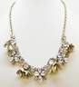 JCrew Icy Crystal Necklace and Dangle Post Earrings Set image number 2