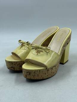 Prada Yellow heel Heel Women 9
