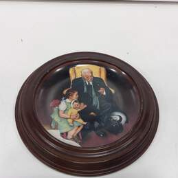 Knowles Norman Rockwell Tender Loving Care Decorative Plate
